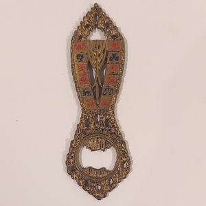 Brass Menhorra Bottle Opener